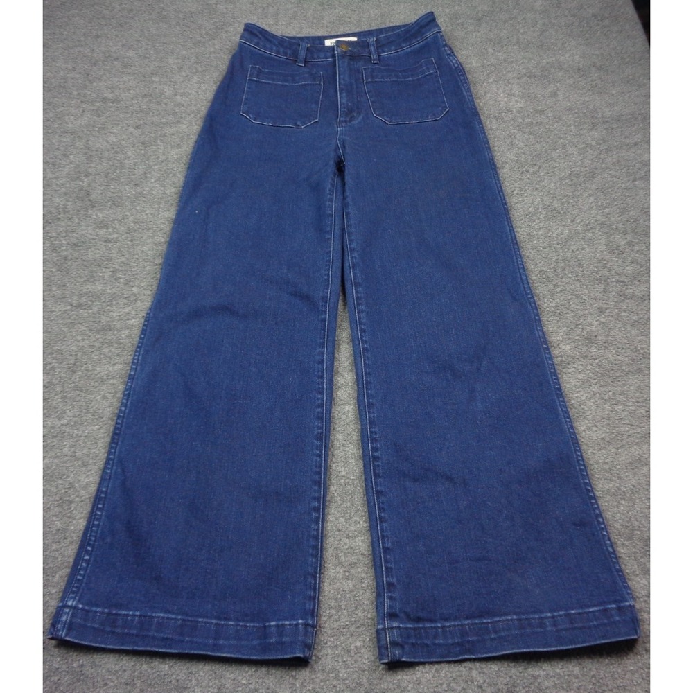 Rolla's Sailor Jeans High Rise Wide Leg Blue Denim Size 27 AU 9 EUC